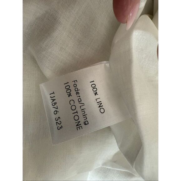 NWT La Stupenderia Designer Italian Linen Baby Dress - Picture 8 of 10